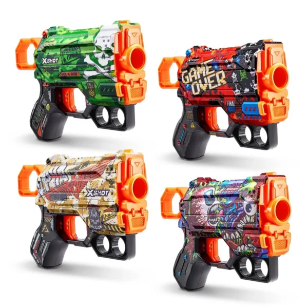 X Shot Shot Skins Menace Dart Blaster 8 سهام (تباع منفصلة حسب التوفر)