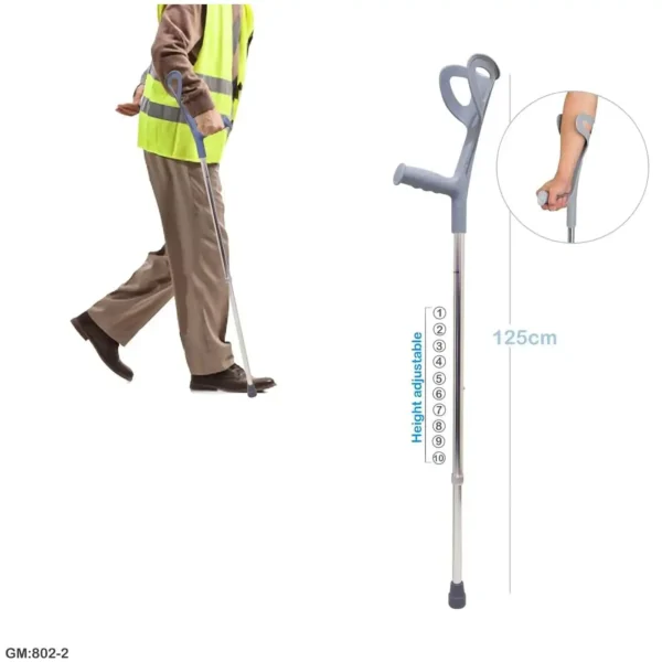 Adjustable Aluminum Forearm Crutch “802-2”