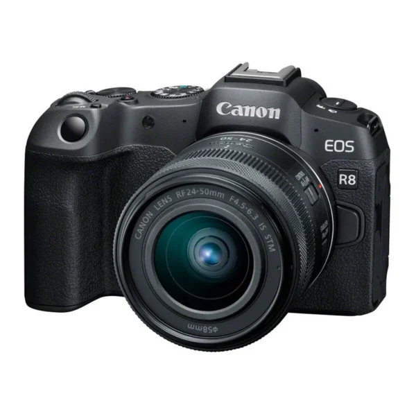 كاميرا EOS R8 من Canon بدون مرآة + RF24-50 F4.5-6.3S