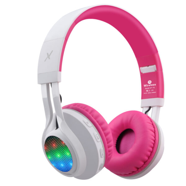 LED Wireless Headphones (White)