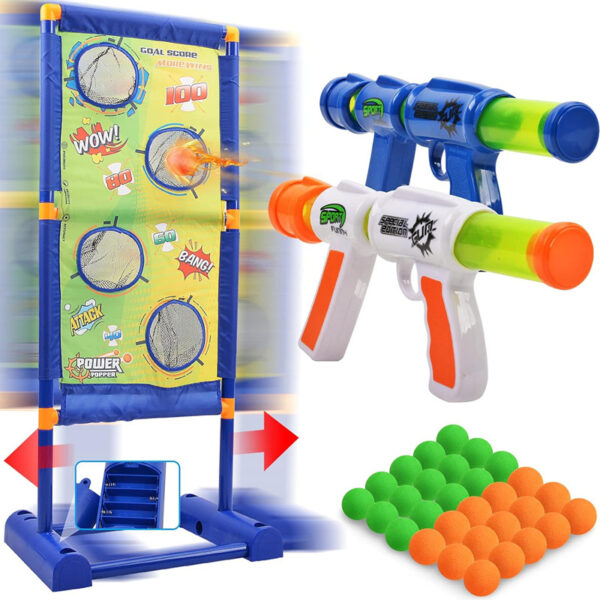 HXS Sport - مجموعة لوحة تسجيل الأهداف Air Power Gun (777-710G)