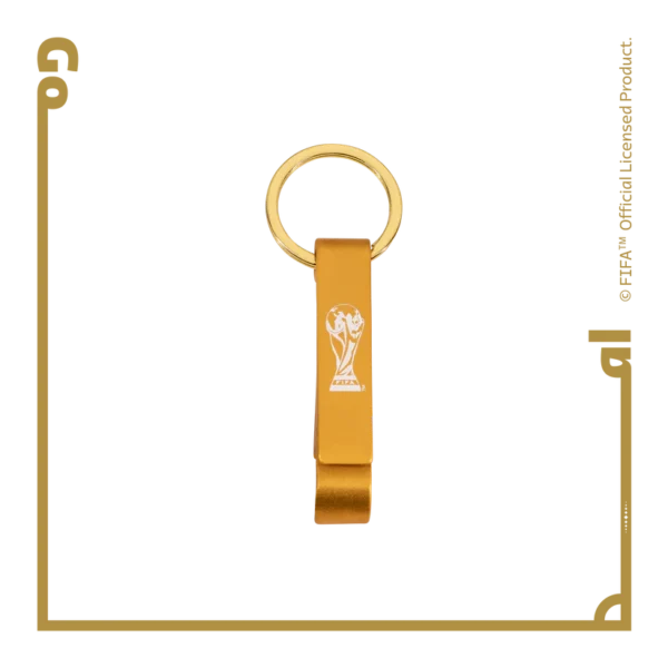 2D Trophy Keychain with Bottle Opener