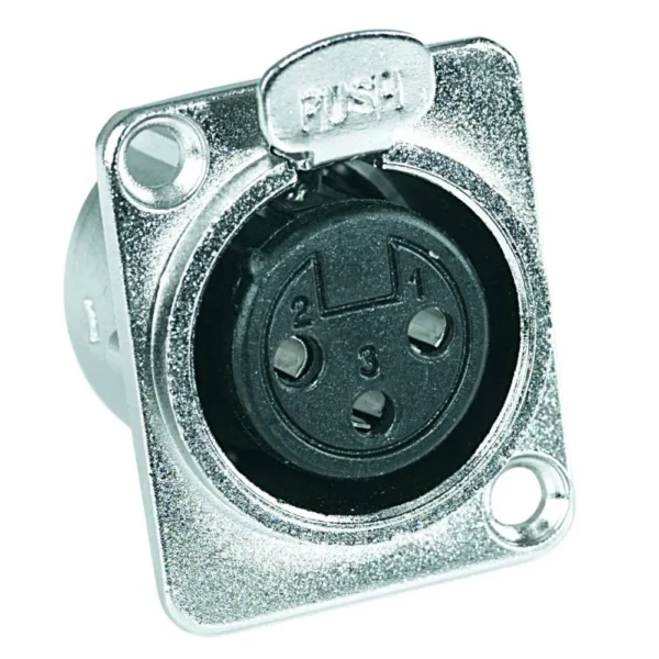 Proel SPA XLR 3-Pole Metal Female Socket