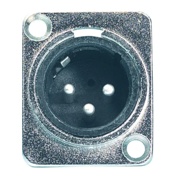 Proel SPA XLR 3-Pole Metal Male Panel Socket