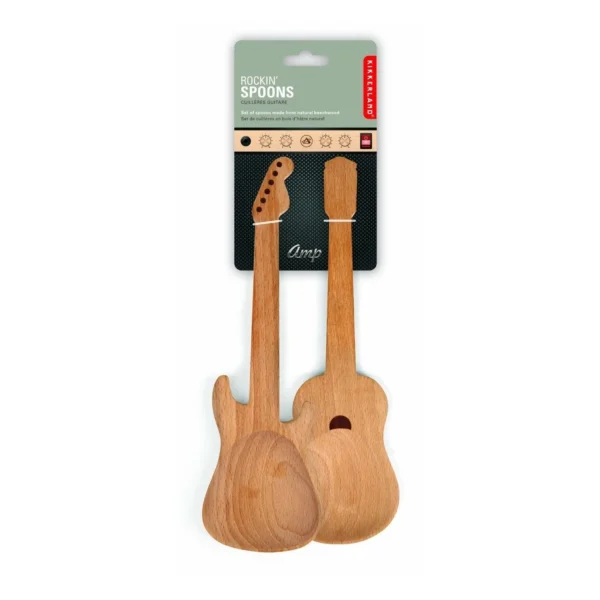 Kikkerland Guitar Spoons S/2 - Image 2