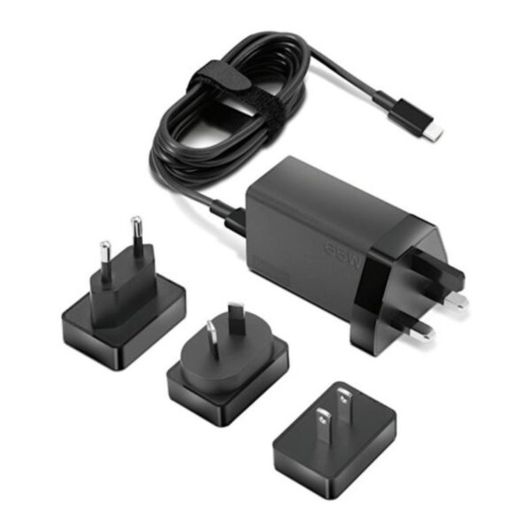 محول التيار المتردد USB-C للسفر بقوة 65 واط من لينوفو-G0A6N065WWW