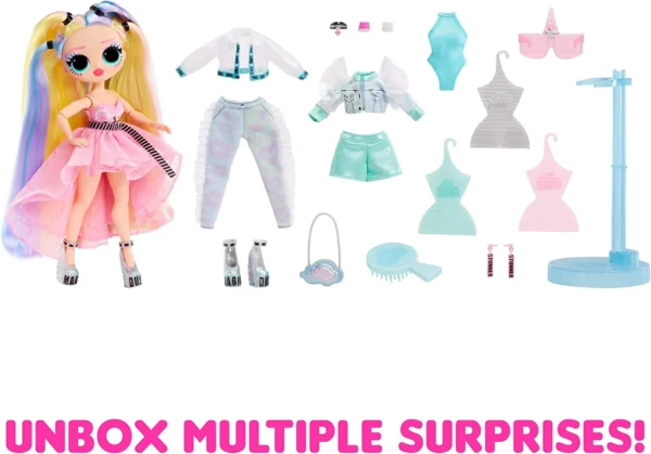 ⁦LOL Surprise OMG دمية أزياء ستيلر جورل ستيلر مع شعر وأزياء متغيرة الألوان⁩ - الصورة ⁦4⁩
