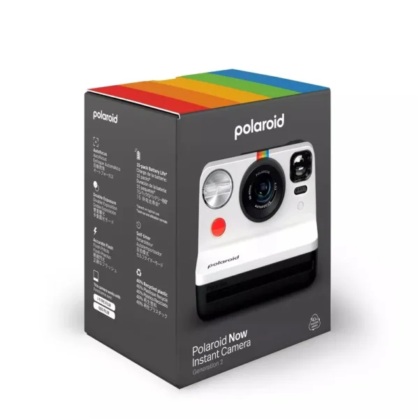 Polaroid Camera Instant Now Generation 2 Autofocus White/Black - Image 2