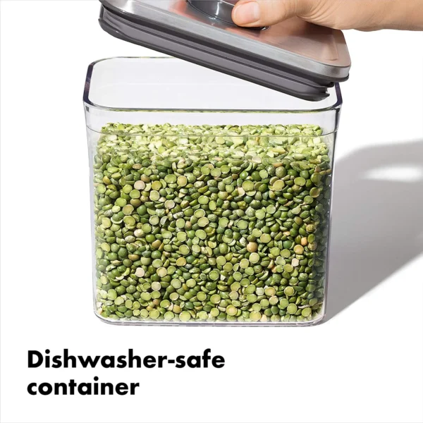 ⁦OXO STL Pop مستطيل متوسط ​​الحجم 2.7QT 2.6 لتر⁩ - الصورة ⁦5⁩