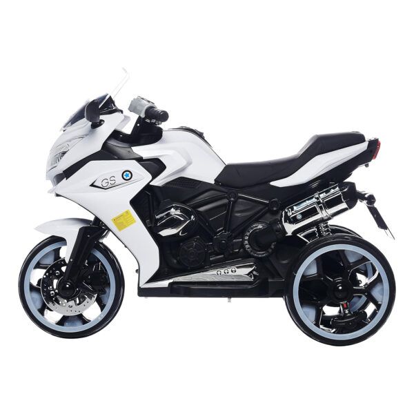 ⁦موتوسيكل كهربائية للأطفال BMW GS 1200 ببطارية – ابيض⁩ - الصورة ⁦2⁩
