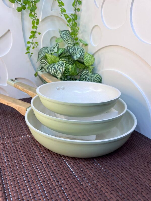 Ceramic Frying Pan Set - 3 PCs